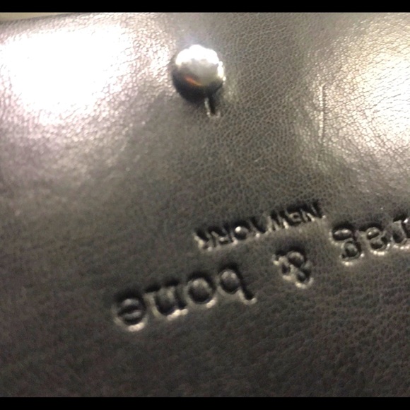 Rag & Bone Black Semi Soft Glasses Case and Pouch - Picture 3 of 7